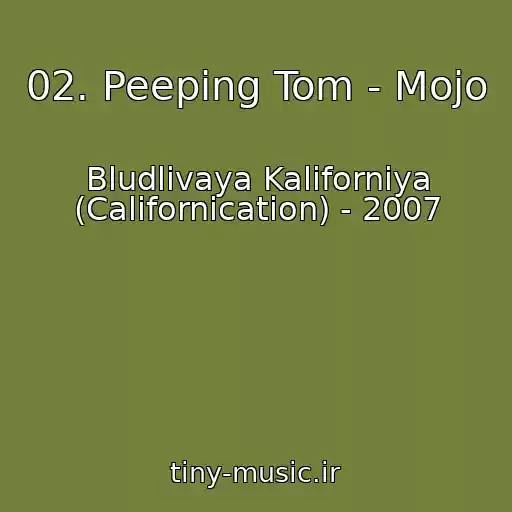 کاور آهنگ 02. Peeping Tom - Mojo از Bludlivaya Kaliforniya (Californication) - 2007