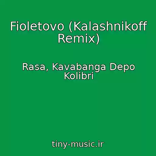 کاور آهنگ Fioletovo (Kalashnikoff Remix) از Rasa, Kavabanga Depo Kolibri