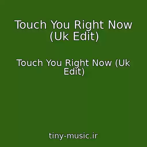 کاور آهنگ Touch You Right Now (Uk Edit) از Touch You Right Now (Uk Edit)