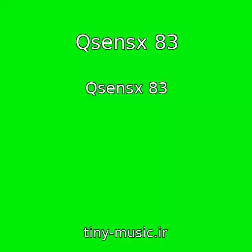 کاور آهنگ Qsensx 83 از Qsensx 83