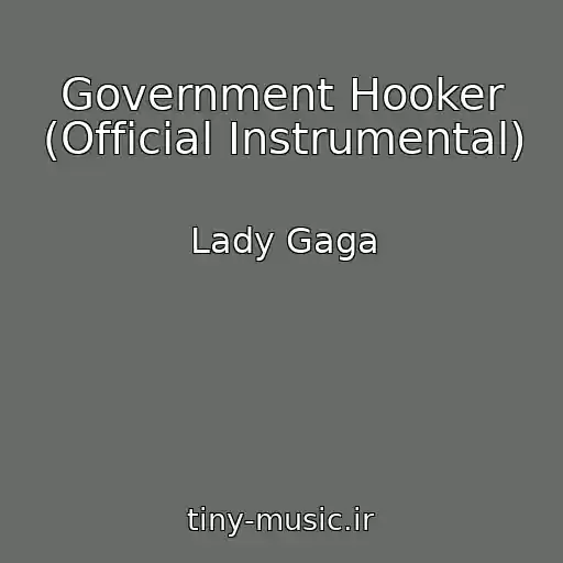 کاور آهنگ Government Hooker (Official Instrumental) از Lady Gaga