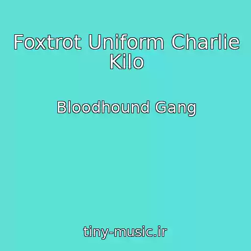 کاور آهنگ Foxtrot Uniform Charlie Kilo از Bloodhound Gang