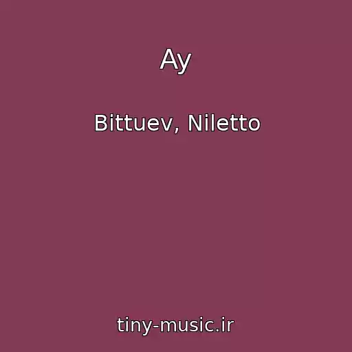 کاور آهنگ Ay از Bittuev, Niletto