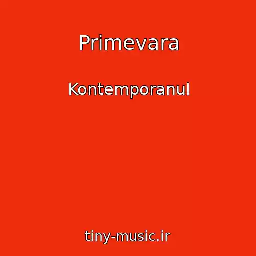 کاور آهنگ Primevara از Kontemporanul