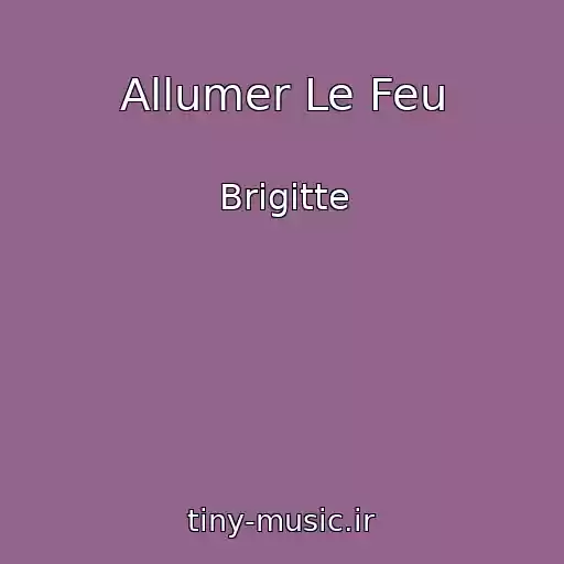 کاور آهنگ Allumer Le Feu از Brigitte