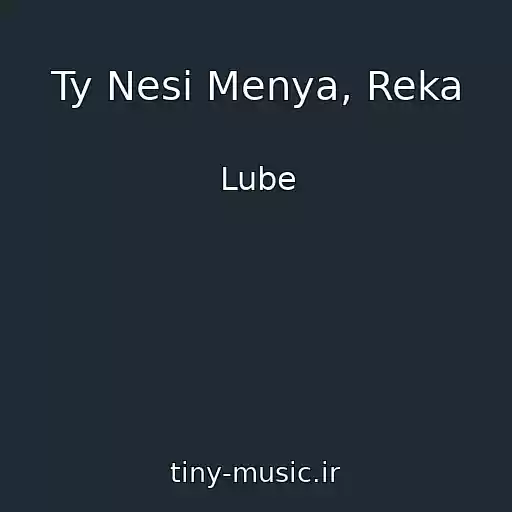 کاور آهنگ Ty Nesi Menya, Reka از Lube