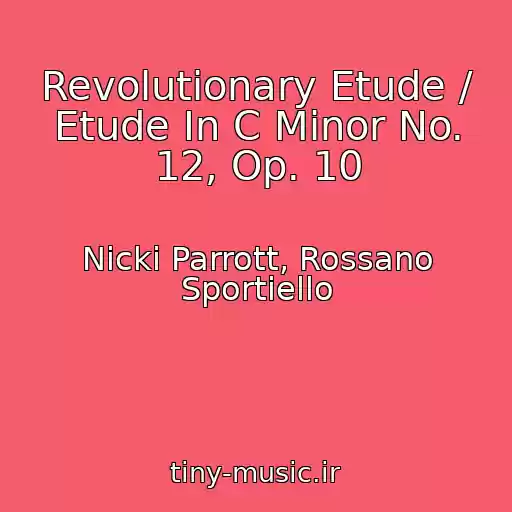 کاور آهنگ Revolutionary Etude / Etude In C Minor No. 12, Op. 10 از Nicki Parrott, Rossano Sportiello