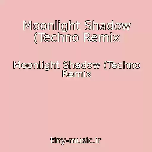 کاور آهنگ Moonlight Shadow (Techno Remix از Moonlight Shadow (Techno Remix
