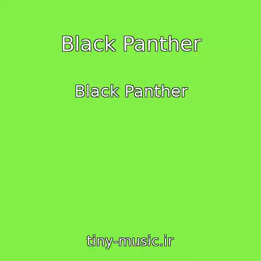 کاور آهنگ Black Panther از Black Panther
