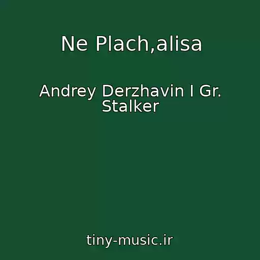 کاور آهنگ Ne Plach,alisa از Andrey Derzhavin I Gr. Stalker