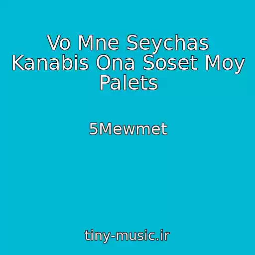 کاور آهنگ Vo Mne Seychas Kanabis Ona Soset Moy Palets از 5Mewmet