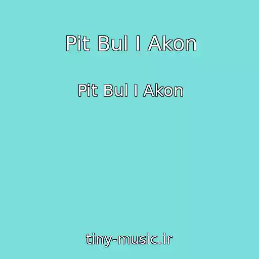 کاور آهنگ Pit Bul I Akon از Pit Bul I Akon