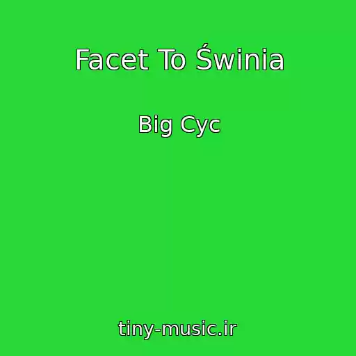 کاور آهنگ Facet To Świnia از Big Cyc