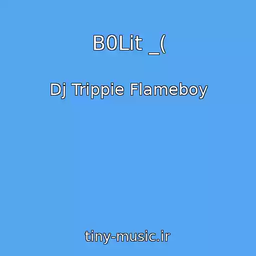 کاور آهنگ B0Lit _( از Dj Trippie Flameboy
