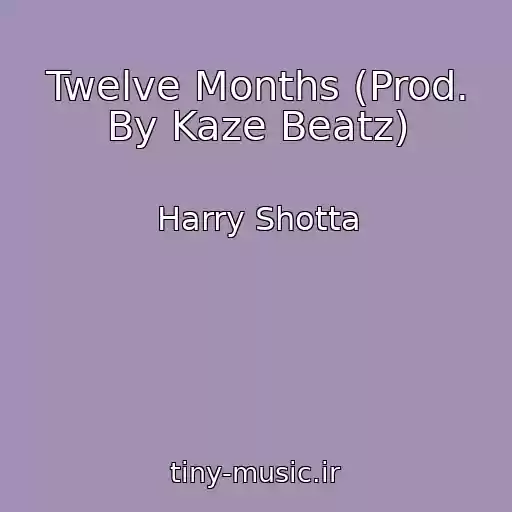 کاور آهنگ Twelve Months (Prod. By Kaze Beatz) از Harry Shotta