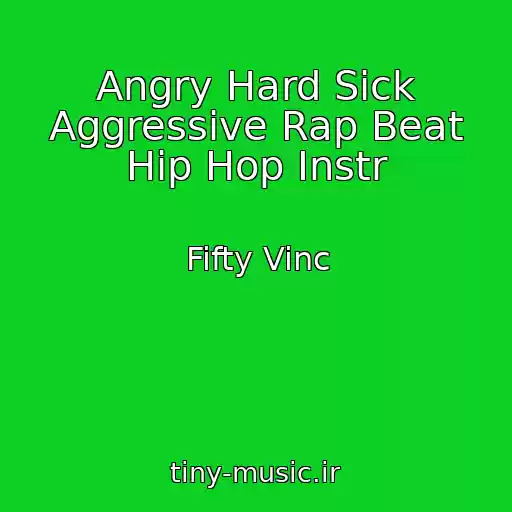 کاور آهنگ Angry Hard Sick Aggressive Rap Beat Hip Hop Instr از Fifty Vinc