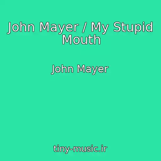 کاور آهنگ John Mayer / My Stupid Mouth از John Mayer