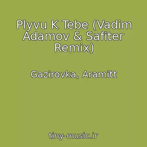 کاور آهنگ Plyvu K Tebe (Vadim Adamov & Safiter Remix) از Gazirovka, Aramitt