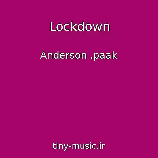 کاور آهنگ Lockdown از Anderson .paak