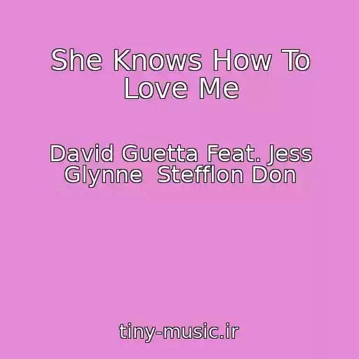 کاور آهنگ She Knows How To Love Me از David Guetta Feat. Jess Glynne  Stefflon Don
