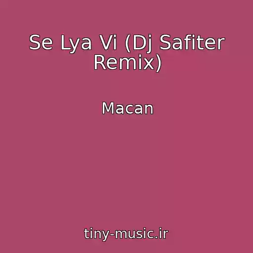 کاور آهنگ Se Lya Vi (Dj Safiter Remix) از Macan
