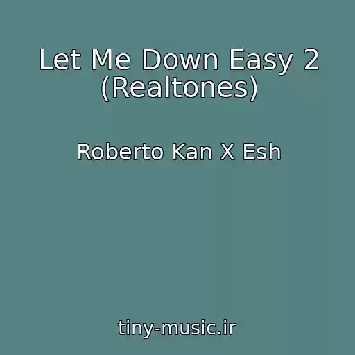 کاور آهنگ Let Me Down Easy 2 (Realtones) از Roberto Kan X Esh