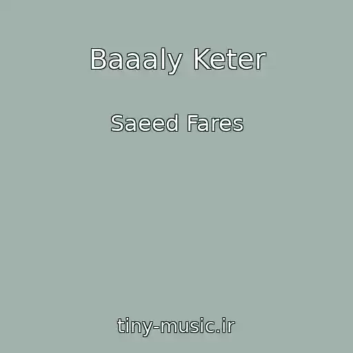 کاور آهنگ Baaaly Keter از Saeed Fares