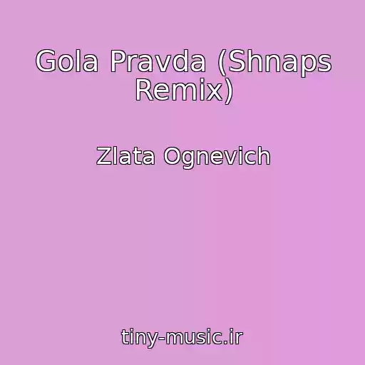 کاور آهنگ Gola Pravda (Shnaps Remix) از Zlata Ognevich