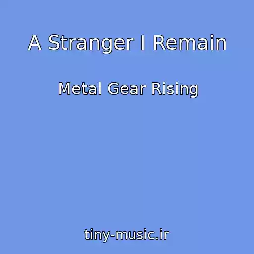 کاور آهنگ A Stranger I Remain از Metal Gear Rising