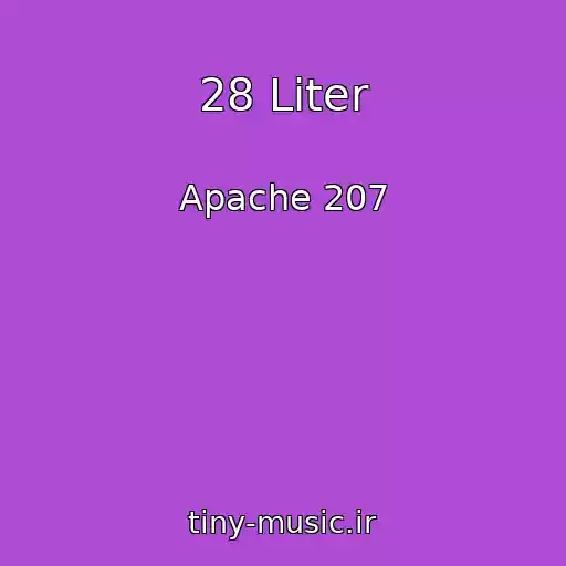 کاور آهنگ 28 Liter از Apache 207