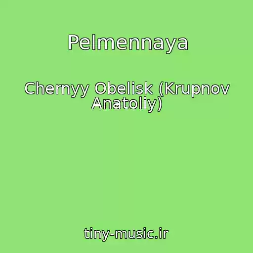 کاور آهنگ Pelmennaya از Chernyy Obelisk (Krupnov Anatoliy)