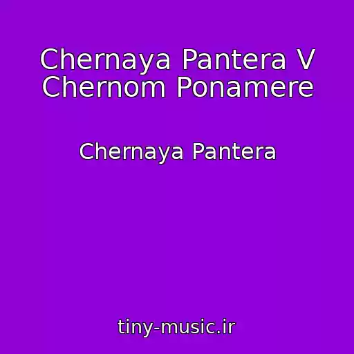 کاور آهنگ Chernaya Pantera V Chernom Ponamere از Chernaya Pantera