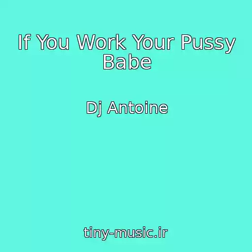 کاور آهنگ If You Work Your Pussy Babe از Dj Antoine