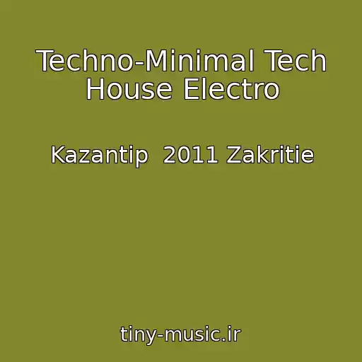 کاور آهنگ Techno-Minimal Tech House Electro از Kazantip  2011 Zakritie
