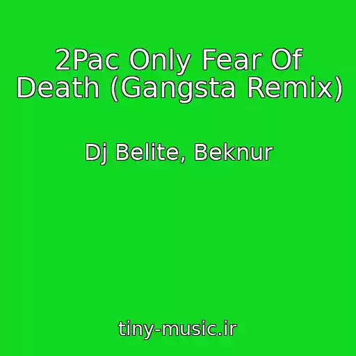 کاور آهنگ 2Pac Only Fear Of Death (Gangsta Remix) از Dj Belite, Beknur