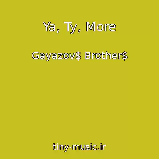 کاور آهنگ Ya, Ty, More از Gayazov$ Brother$