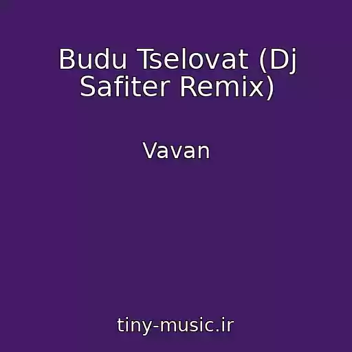 کاور آهنگ Budu Tselovat (Dj Safiter Remix) از Vavan