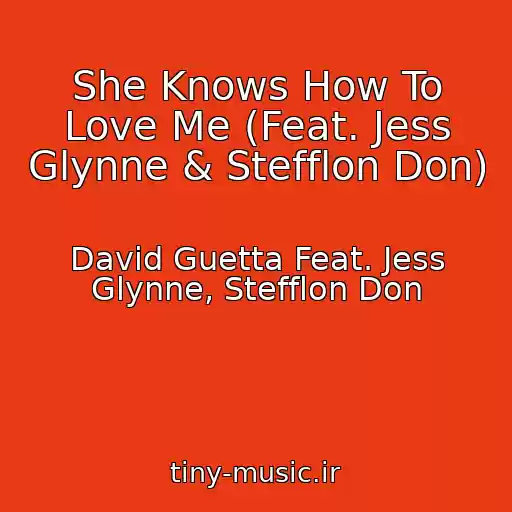 کاور آهنگ She Knows How To Love Me (Feat. Jess Glynne & Stefflon Don) از David Guetta Feat. Jess Glynne, Stefflon Don