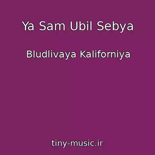 کاور آهنگ Ya Sam Ubil Sebya از Bludlivaya Kaliforniya