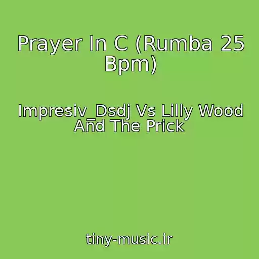 کاور آهنگ Prayer In C (Rumba 25 Bpm) از Impresiv_Dsdj Vs Lilly Wood And The Prick