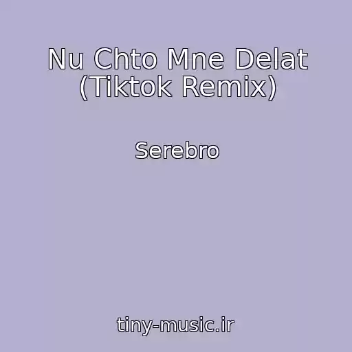 کاور آهنگ Nu Chto Mne Delat (Tiktok Remix) از Serebro