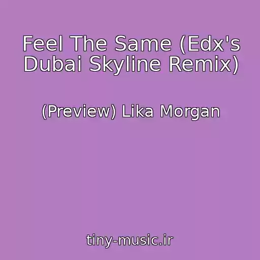 کاور آهنگ Feel The Same (Edx's Dubai Skyline Remix) از (Preview) Lika Morgan