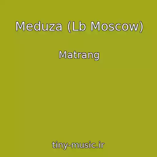 کاور آهنگ Meduza (Lb Moscow) از Matrang