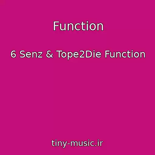 کاور آهنگ Function از 6 Senz & Tope2Die Function