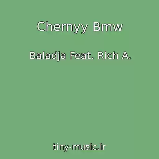 کاور آهنگ Chernyy Bmw از Baladja Feat. Rich A.