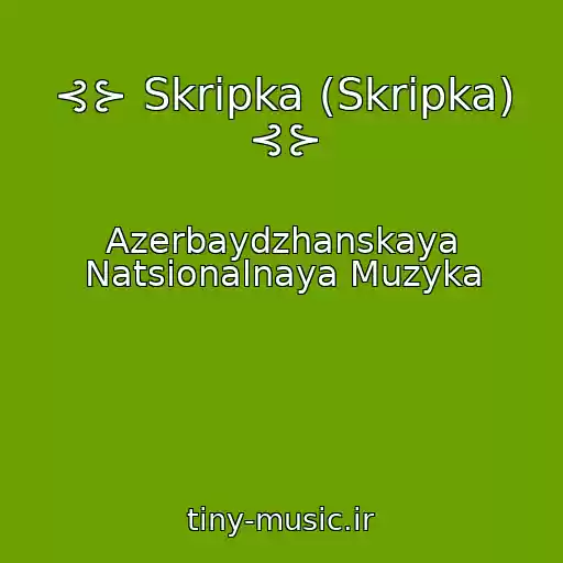 کاور آهنگ ⊰⊱ Skripka (Skripka) ⊰⊱ از Azerbaydzhanskaya Natsionalnaya Muzyka