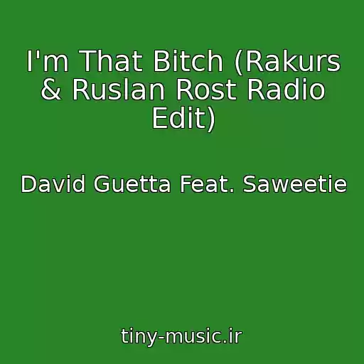 کاور آهنگ I'm That Bitch (Rakurs & Ruslan Rost Radio Edit) از David Guetta Feat. Saweetie