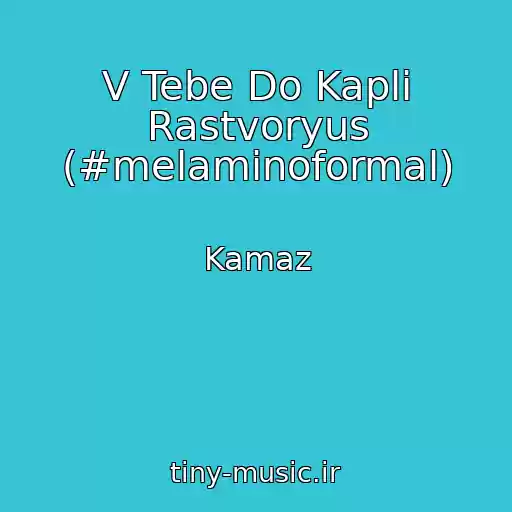 کاور آهنگ V Tebe Do Kapli Rastvoryus (#melaminoformal) از Kamaz