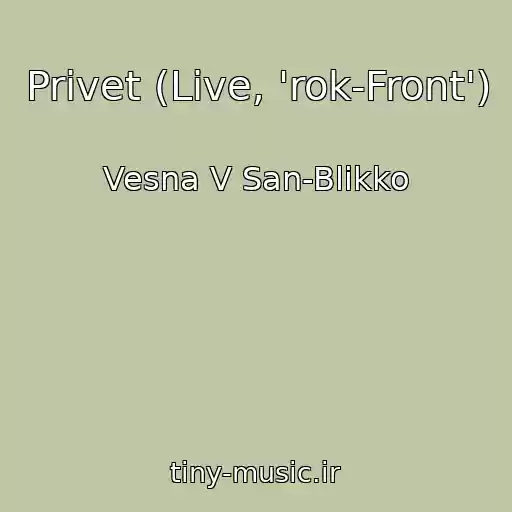 کاور آهنگ Privet (Live, 'rok-Front') از Vesna V San-Blikko