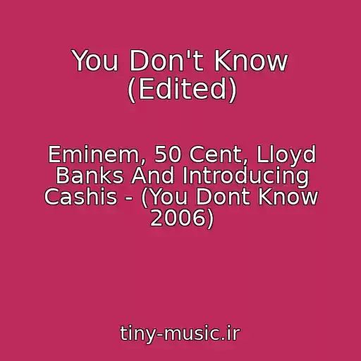 کاور آهنگ You Don't Know (Edited) از Eminem, 50 Cent, Lloyd Banks And Introducing Cashis - (You Dont Know 2006)
